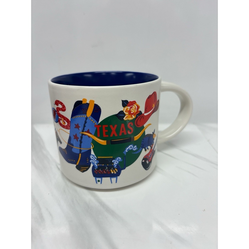 Starbucks Texas Discovery Mug 14oz Coffee Cup Collector Series